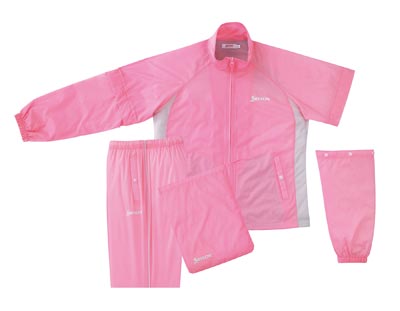 スリクソンレインジャケット＆パンツ(レディス)「SLR0300」：ピンク