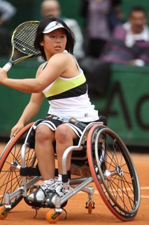 上地結衣選手 2012年全仏オープン