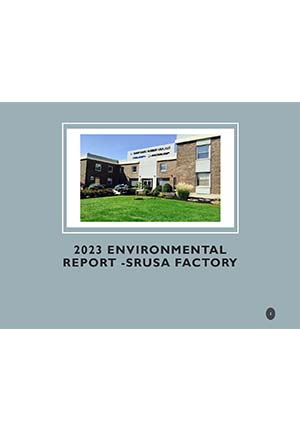 米国工場 環境報告書表紙