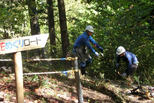 GENKIの森「お須原山」整備協働作業