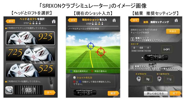 「SRIXONクラブシミュレーター」のイメージ画像