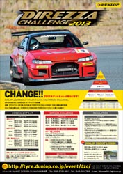 ポスター：DUNLOP DIREZZA CHALLENGE 2013