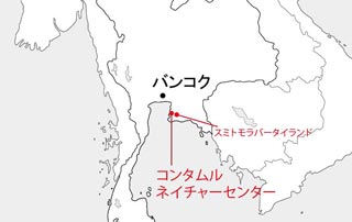 地図：コンタムル ネイチャーセンター