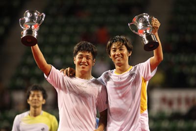 左:片山翔選手 右:佐藤文平選手