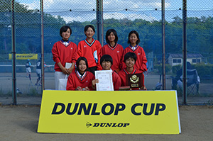 女子準優勝　稲城第三中学校(東京都)