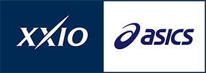 ロゴ:XXIO、asics