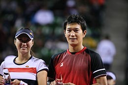 右:近藤大生選手/左:久見香奈恵選手