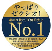 選ばれ続け、圧倒的売上 No.1