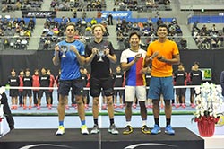 左:優勝 パーセル(右)/ウィッティントン(左)組 右:準優勝 ゴンザレス(右)/ランカット(左)組