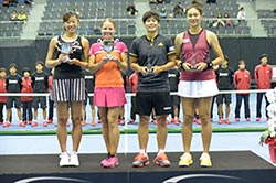 左:優勝 リキーナ(右)/波形(左)組 右:準優勝 レーピタシンチャイ(右)/プリプーチ(左)組