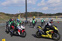 「DUNLOP北川ライディングスクール2017」の様子