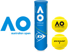 ダンロップ新製品テニスボール「DUNLOP Australian Open」