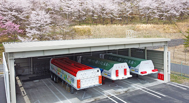 Hydrogen receiving facility