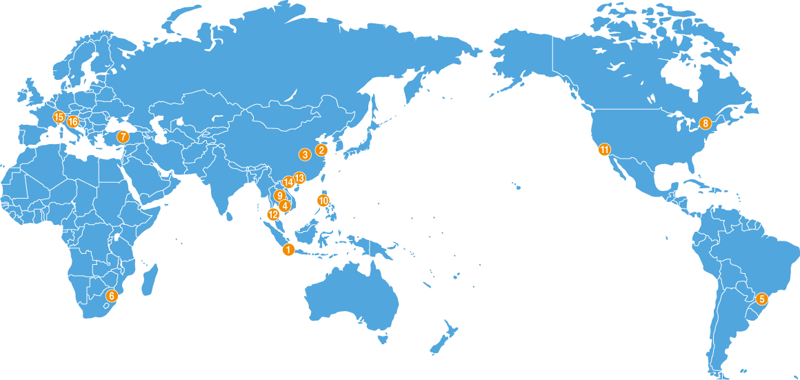 map: World