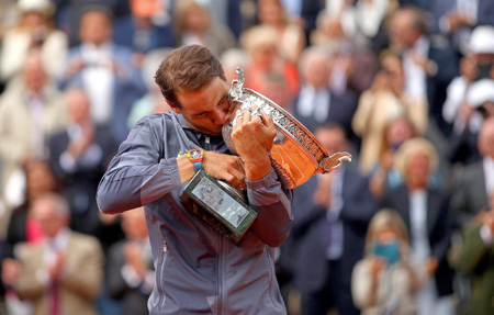 男子シングルス 優勝：ラファエル・ナダル選手