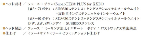 NEW「ゼクシオ プライム」ゴルフクラブシリーズの概要：アイアン