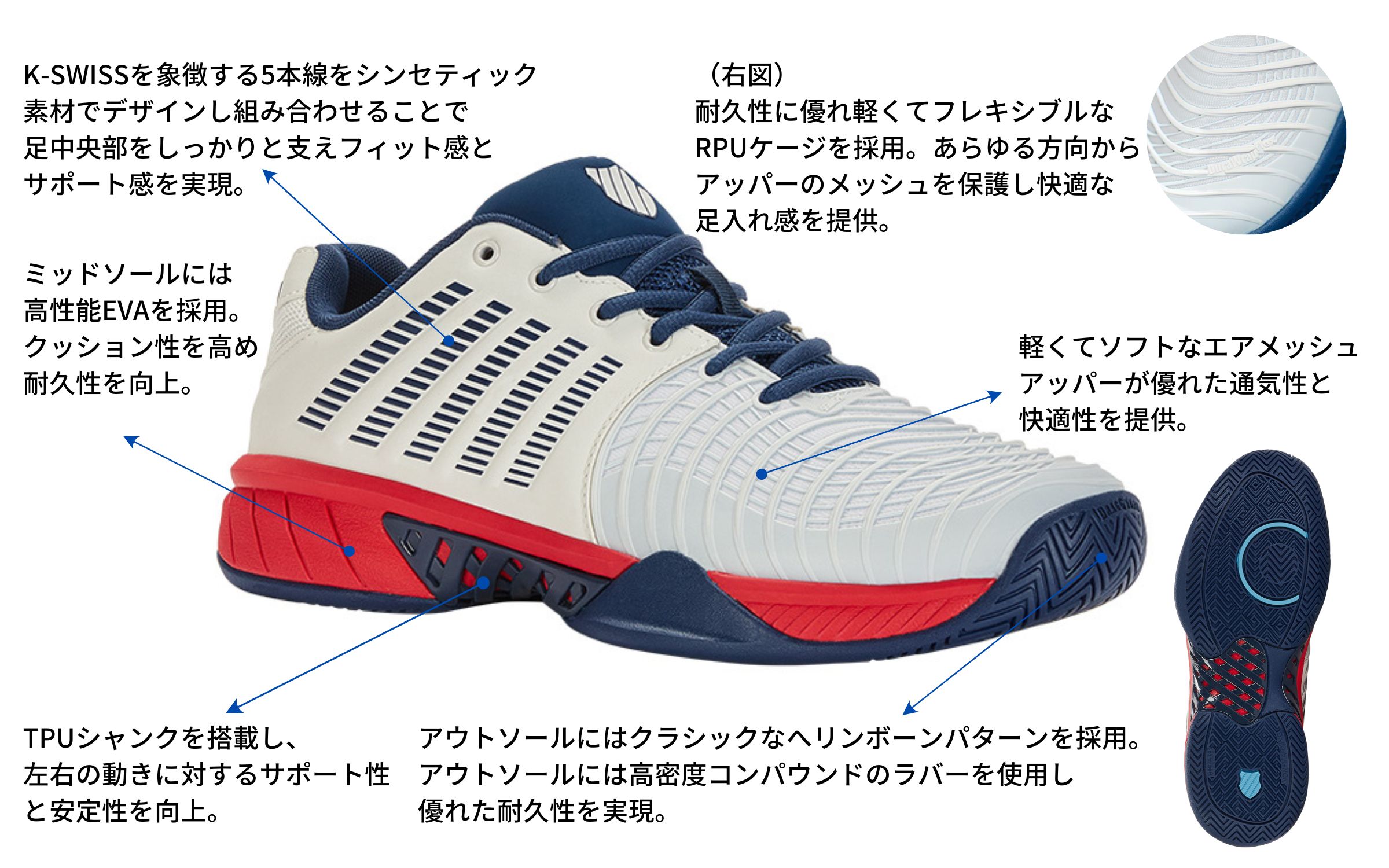 テニスシューズブランド「K-SWISS（ケイ スイス）」と日本での販売代理