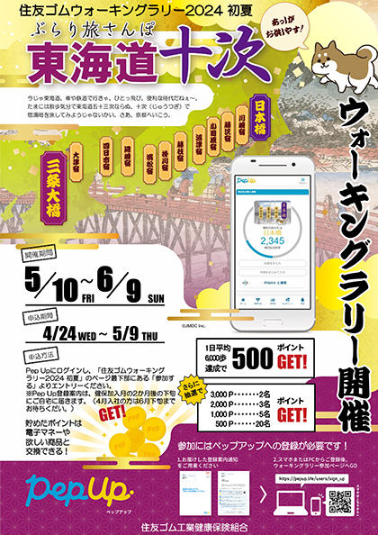 ウォーキングラリー2024年5月 開催ポスター（PDF）