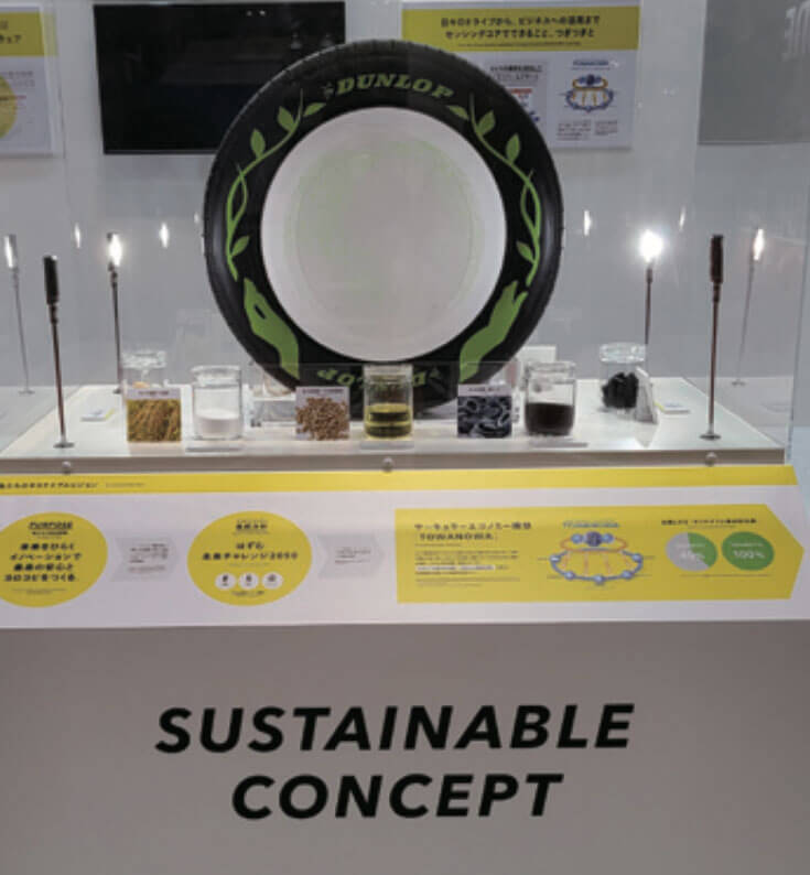 Concept tire with the content of sustainable raw materials at 80%