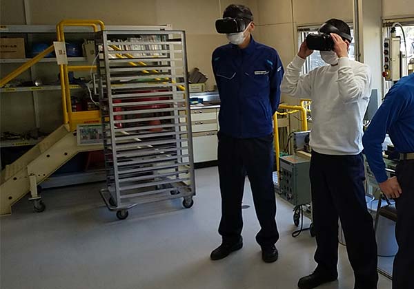Virtual reality (VR)-based education that provides a glimpse into the real-life experience of danger