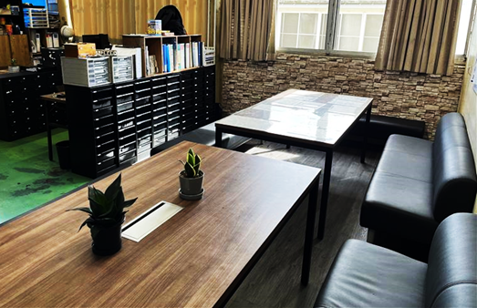 きれいになった休憩所