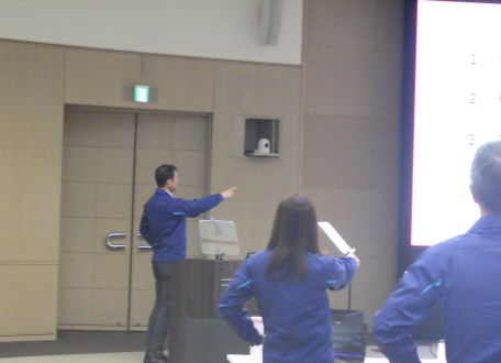 グローバル安全衛生防火大会の様子